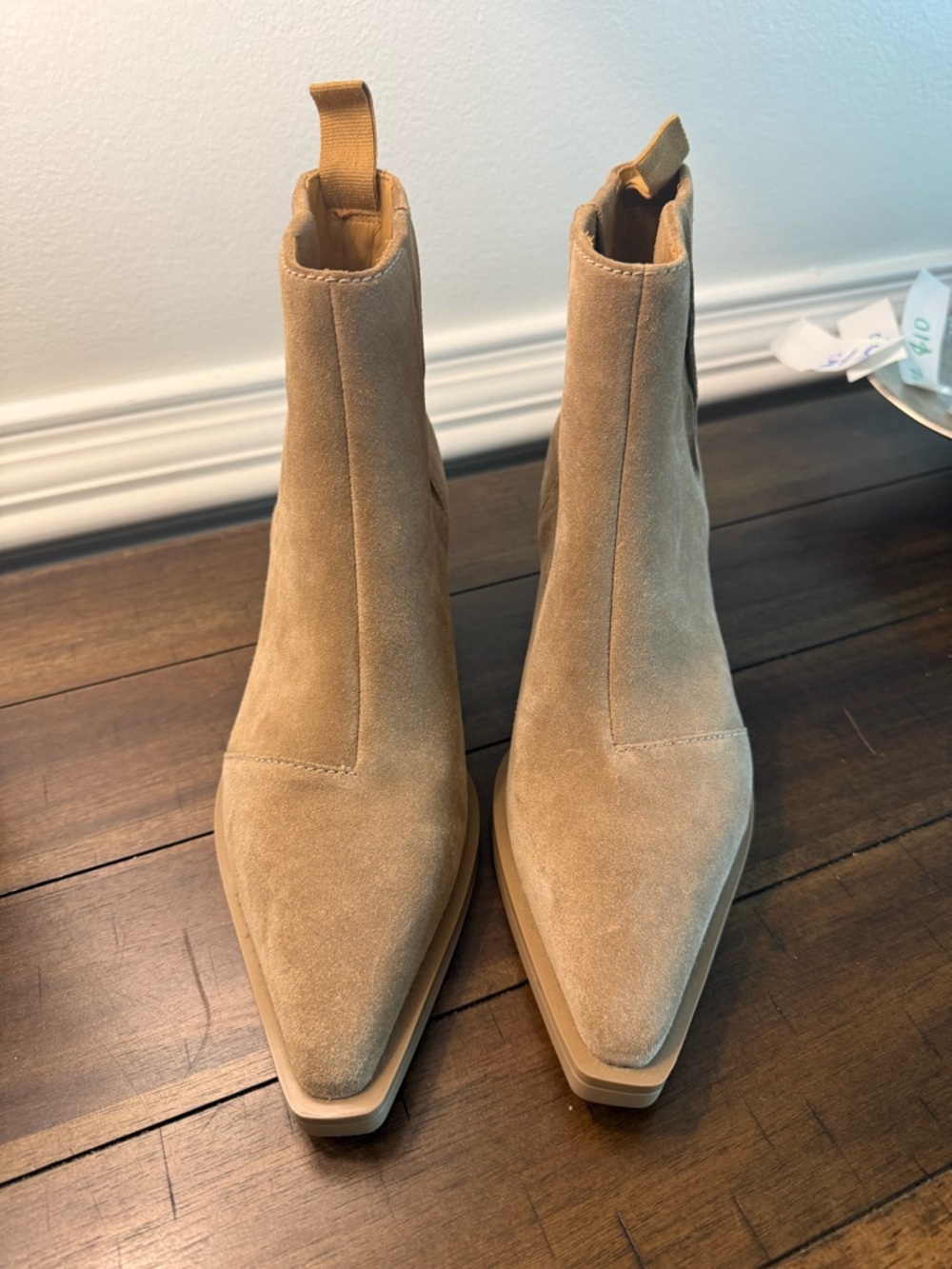 rag & bone Rover Suede Pointed Toe Ankle Boots size 36 - Picture 5 of 14